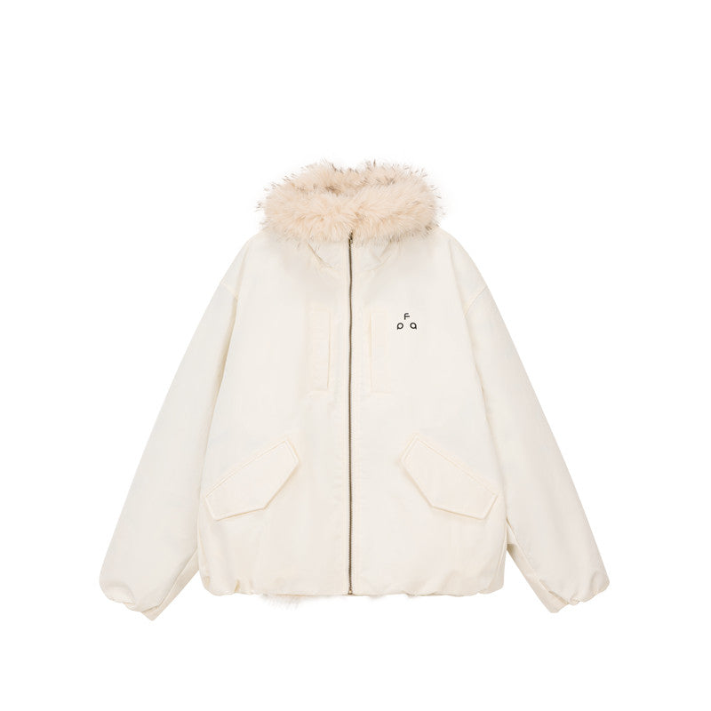 FPA Eco-Friendly Mink Logo Down Jacket 2026 New Winter Warm Couple White Premium Down Coat