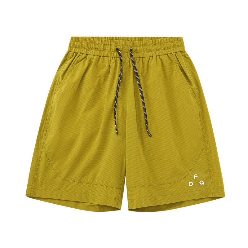 FPA Quick-Dry Lightweight Sports Shorts for Men - Summer Outdoor Basketball Fitness Casual Loose Straight-Leg 5-Inch Shorts