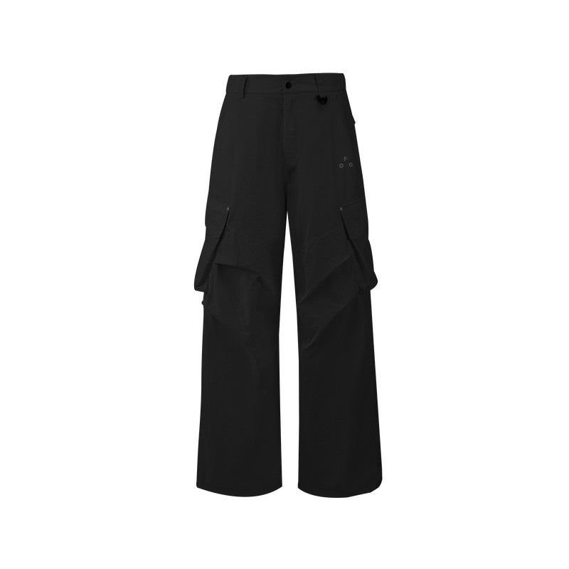FPA Outdoor Water-Repellent Cargo Pants with Hidden Pockets and 3D Slanted Pockets, Chinese Streetwear Loose Fit Techwear Long Pants for Men
