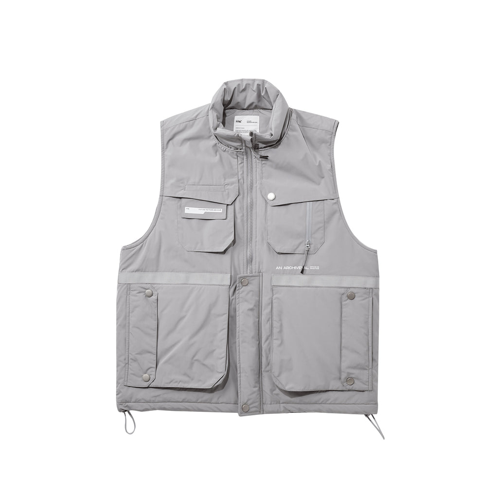 FPA (VENGETICE) Tactical Cotton Padded Vest, Workwear Cotton Jacket, Loose Fit, Chinese Streetwear, Autumn/Winter Vest Coat