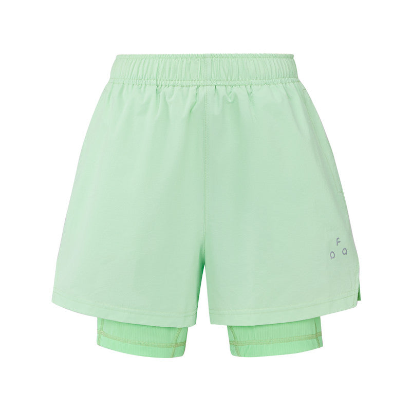 FPA Outdoor Waterproof Two-Layer Running Training Shorts Summer Casual Couple 3/4 Length