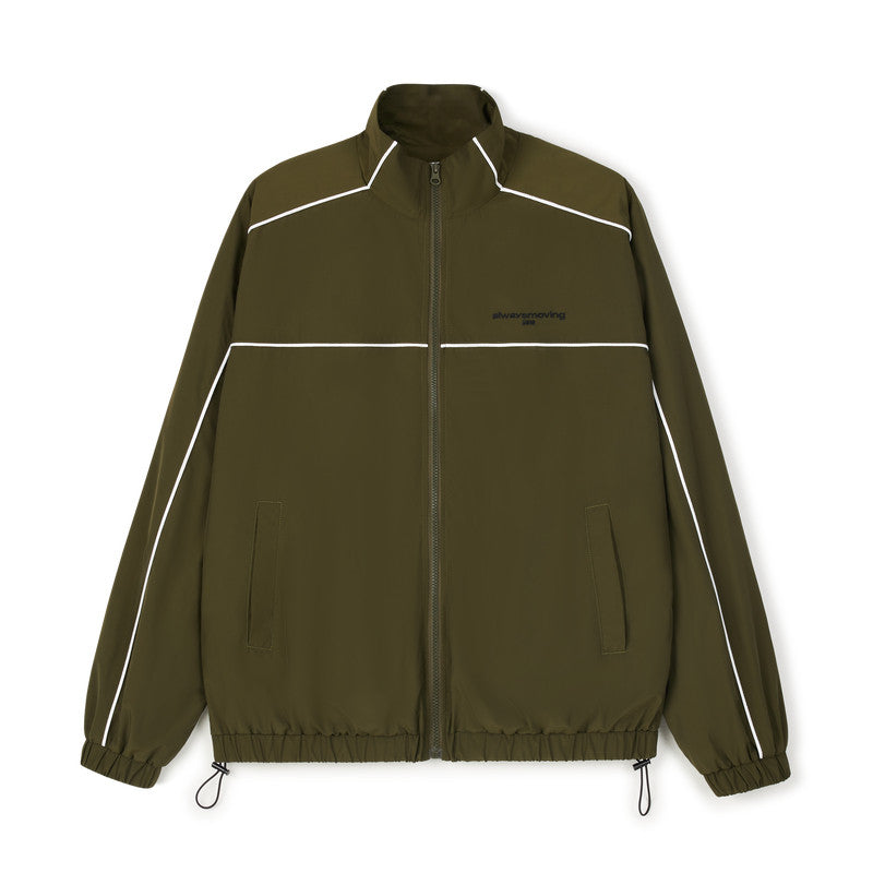 FPA Retro Sports Casual Jacket Spring/Autumn Loose Outdoor American Short Stand Collar Top Chinese Streetwear Brand Coat
