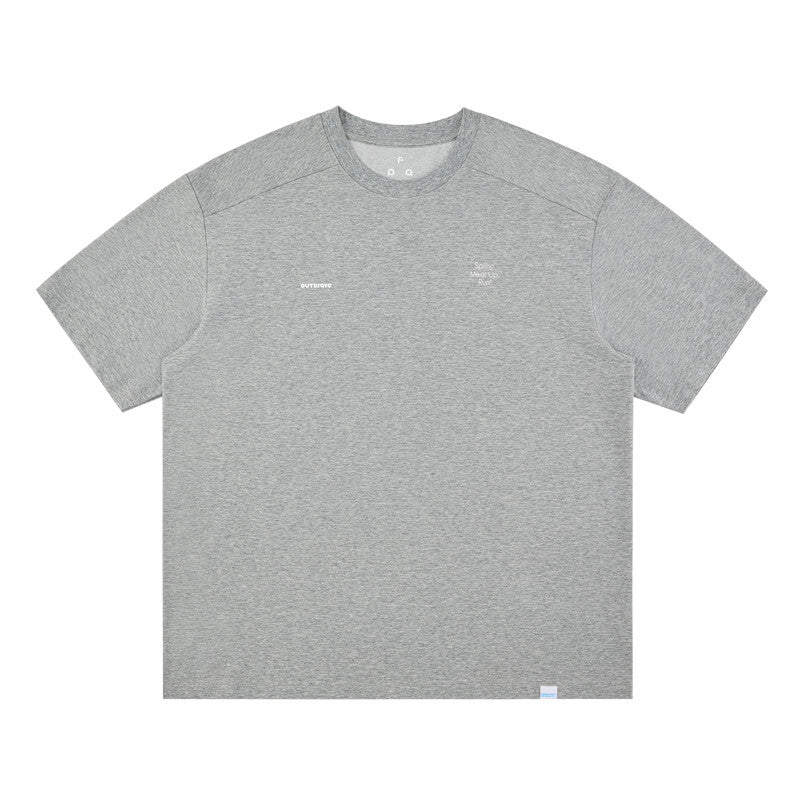 FPA Perforated Polka Dot Print COOLMAX Sports Short Sleeve T-Shirt – Summer Outdoor Breathable Premium Round Neck Couple Tee