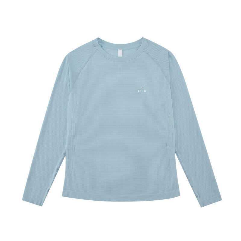 FPA Seamless Outdoor T-Shirt for Spring and Fall – Slim Fit, Basic Round Neck Tee for Women