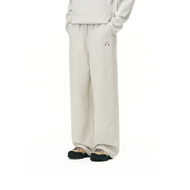 FPA Athletic Skin-Friendly Waffle Texture Lounge Pants – 2026 New Fall/Winter Couple Loose Straight-Leg Casual Pants