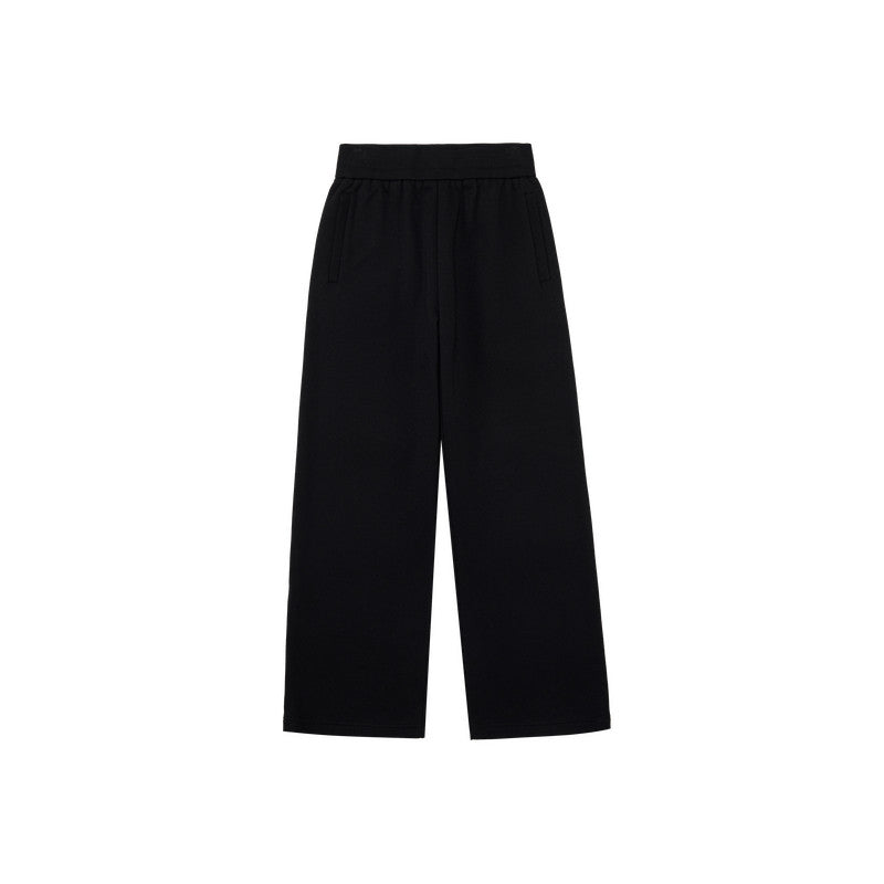 FPA Outdoor Thermoregulating Warm 5A Antibacterial Anti-Static Textured Knit Sweatpants – Loose Straight-Leg Trousers for Spring/Autumn