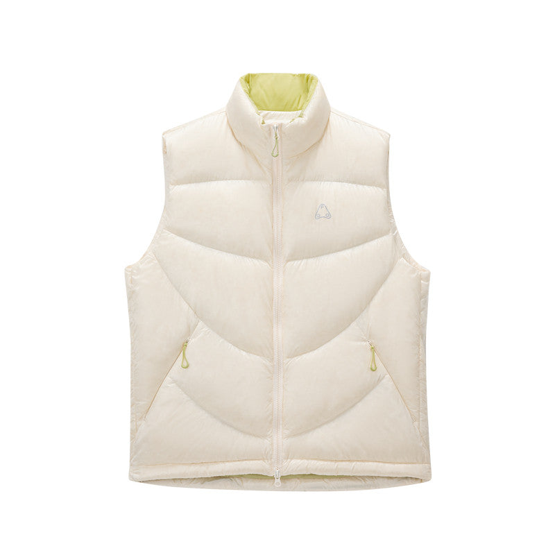 FPA Color-Block Down Vest 2026 New Winter Thickened Stand Collar Warm Couple Style Sleeveless Vest