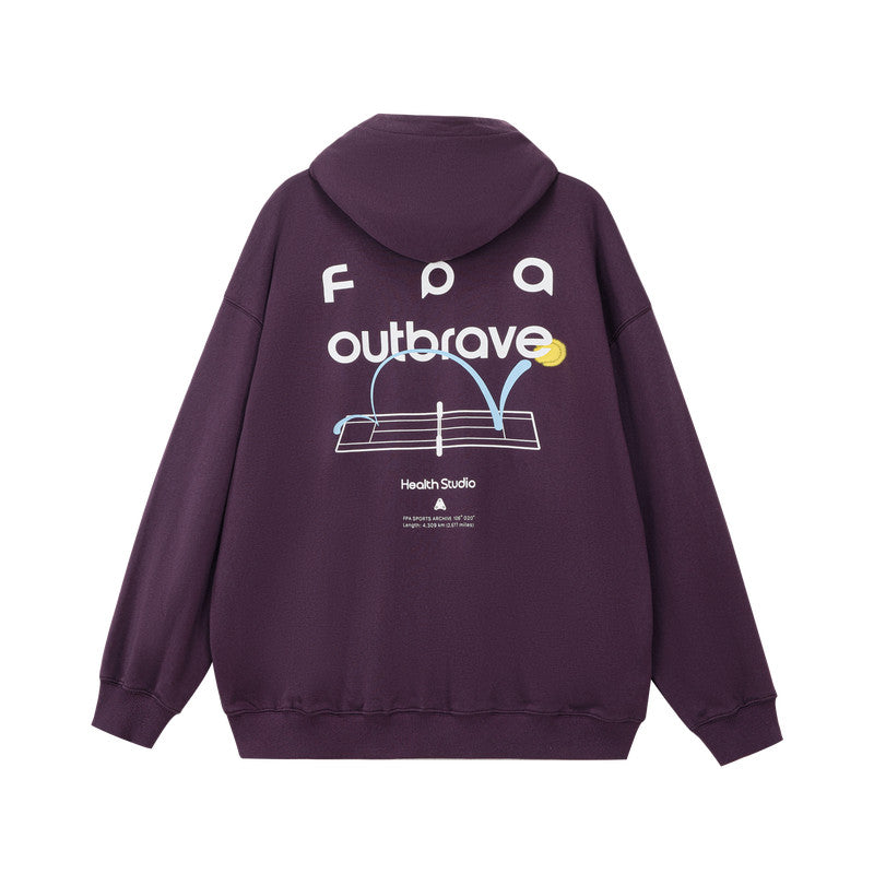 FPA Tennis Print Hooded Sweatshirt