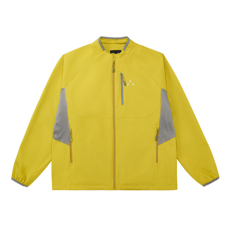 FPA Nylon 66 Waterproof Fleece Jacket Color-Block Outdoor Loose Thin Spring/Autumn Couple Coat