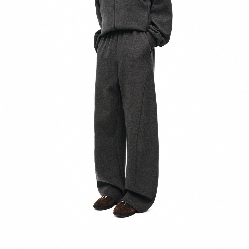 FPA Outdoor Drape-Skin-Friendly Hasu Line Knit Sweatpants Autumn Loose Wide-Leg Versatile Casual Long Pants for Men