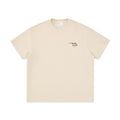 FPA Colorful Logo Short Sleeve T-Shirt - Summer American Streetwear Unisex Loose Heavyweight Crew Neck Tee for Men