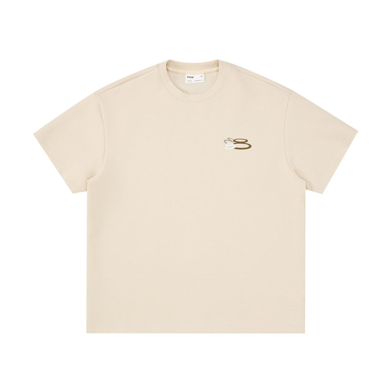 FPA Colorful Logo Short Sleeve T-Shirt - Summer American Streetwear Unisex Loose Heavyweight Crew Neck Tee for Men