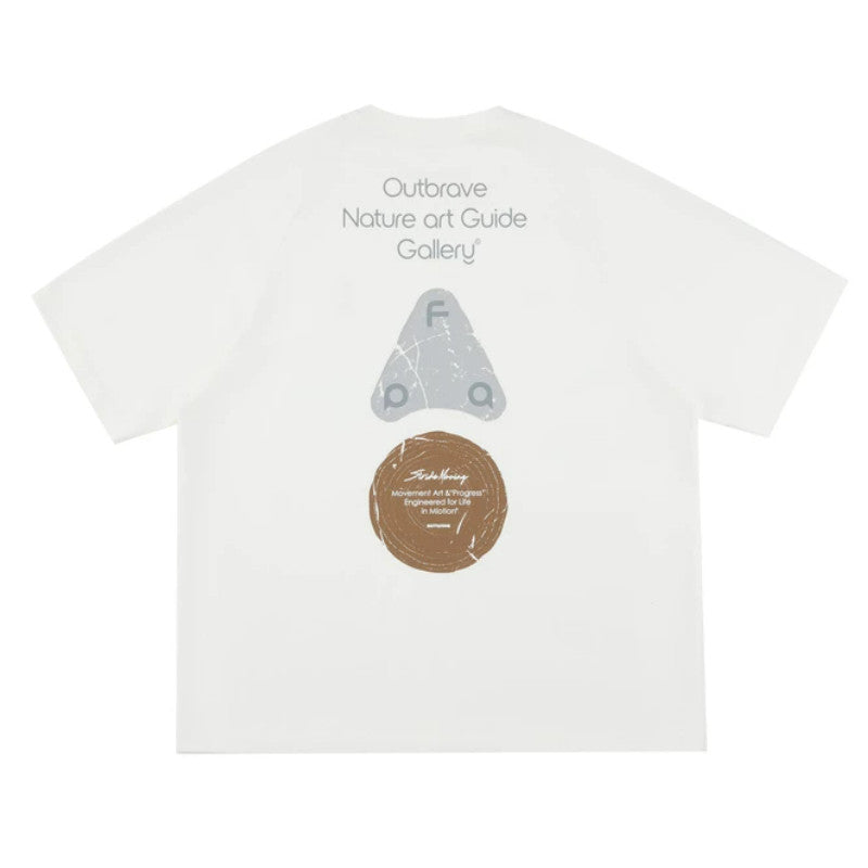 FPA Natural Elements Triangle Graphic Short Sleeve T-Shirt for Outdoor Sports, Quick-Dry Cool Touch Crew Neck Tee