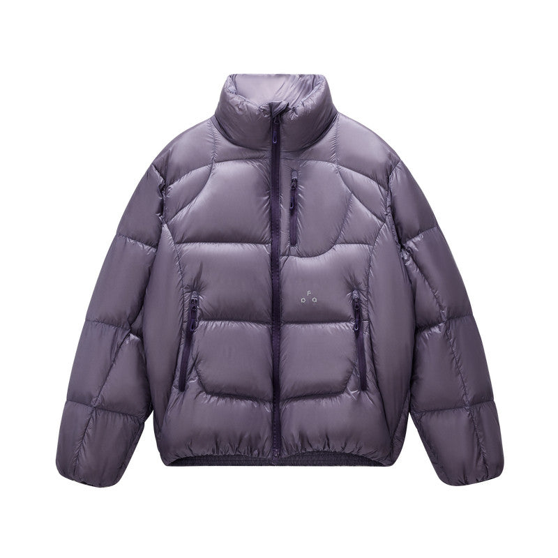FPA 800FP 95% White Duck Down Aurora Structured Stand Collar Down Jacket – Winter Heavyweight Couple's Down Coat