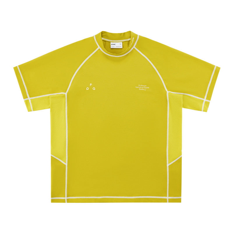 FPA Antibacterial Quick-Dry Paneled Sports T-Shirt 2026 New Summer Design High-Fashion Outdoor Couple T-Shirt