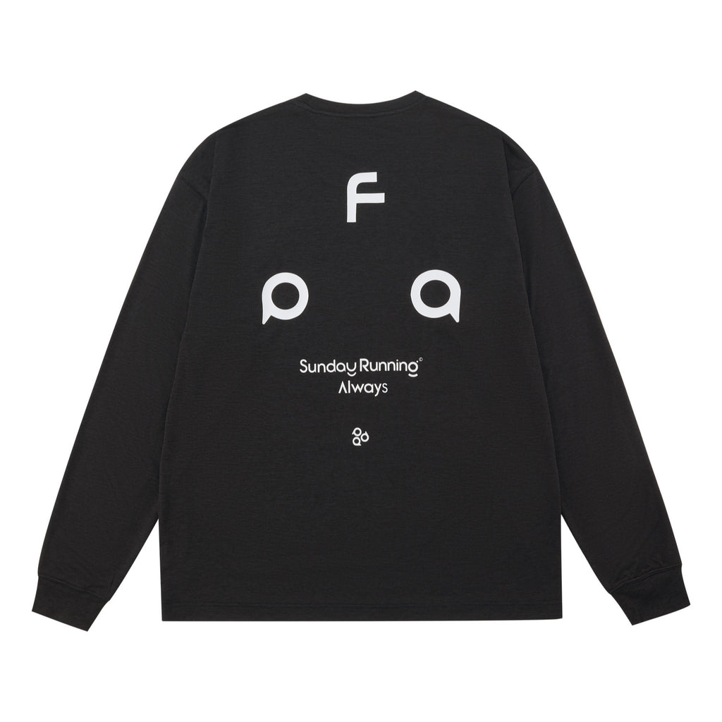 FPA Moisture-Wicking 7A Antibacterial Long-Sleeve Outdoor Sports Tee for Men and Women, Spring Casual Crew Neck