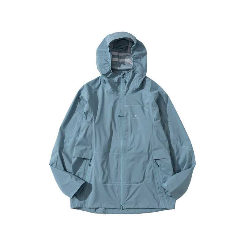 FPA Structure Water-Resistant Multi-Pocket Hiking Jacket with Underarm Ventilation, Outdoor Sports Coat