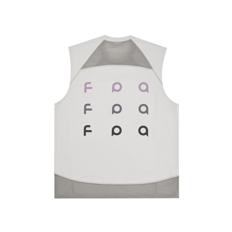 FPA Cool-Touch Textured Athletic Vest – Quick-Dry Basketball & Gym Round Neck Sleeveless T-Shirt for Men (Couple Style)