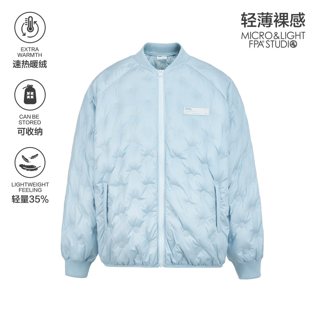 FPA Lightweight 90% White Duck Down Baseball Jacket – Chinese Streetwear Portable Down Coat