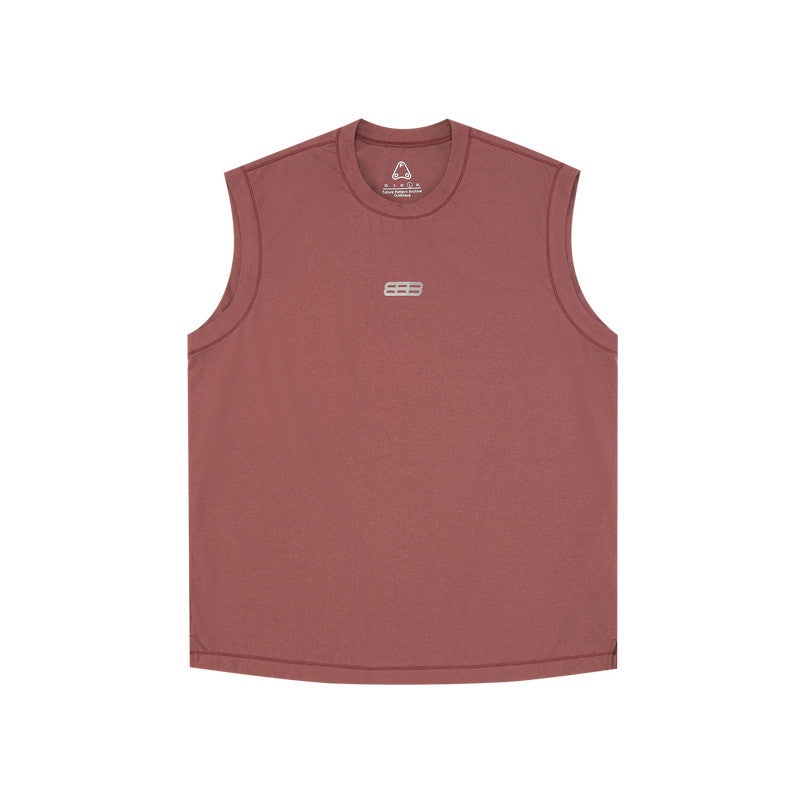 FPA Cooling Antibacterial UPF50+ Sports Vest - Chinese Streetwear Summer Loose Round Neck Sleeveless T-Shirt for Men