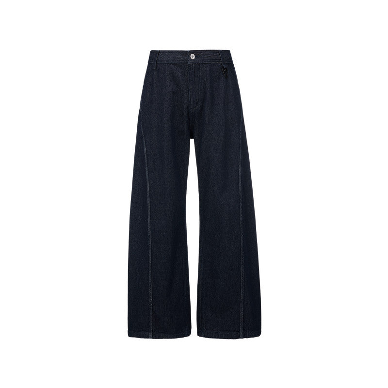 FPA Outdoor Raw Denim Straight-Leg Jeans – Chinese Streetwear Trend, Relaxed Straight-Leg Casual Denim