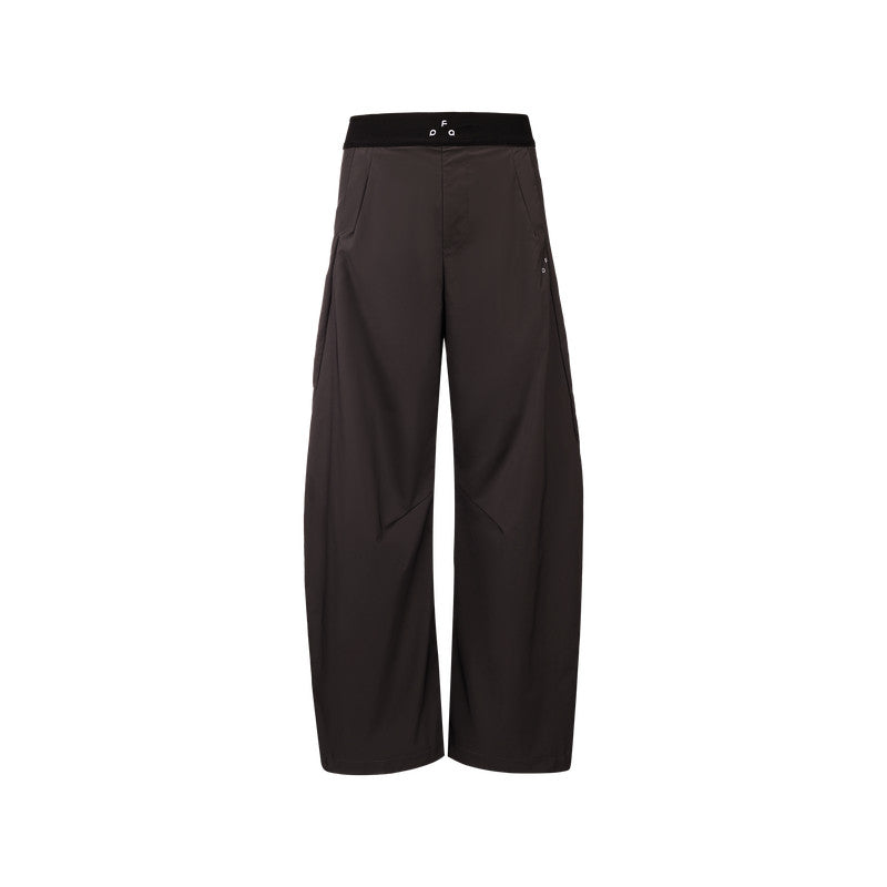FPA Elastic Logo Woven Quick-Dry Curved-Leg Trousers