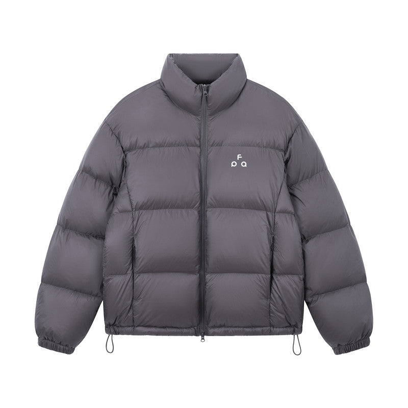 FPA Brand Logo Stand Collar Down Jacket - Winter Thick Warm Casual Sports Couple Coat