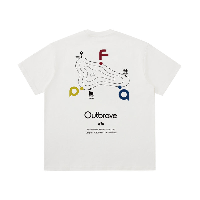 FPA Quick-Dry Cool-Touch 7A Antibacterial Sports Short Sleeve T-Shirt, Chinese Street Style Trendy Summer Loose Heavyweight Couple Half Sleeve Tee
