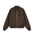 FPA Textured Sports Jacket - American Retro Streetwear Unisex Loose Short Fall Motorcycle Jacket