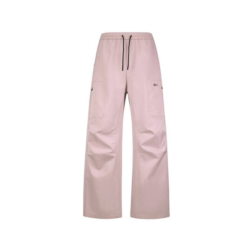 FPA Water-Repellent Zip Pocket Paratrooper Pants – Streetwear Drawstring Loose Fit Unisex Casual Pants