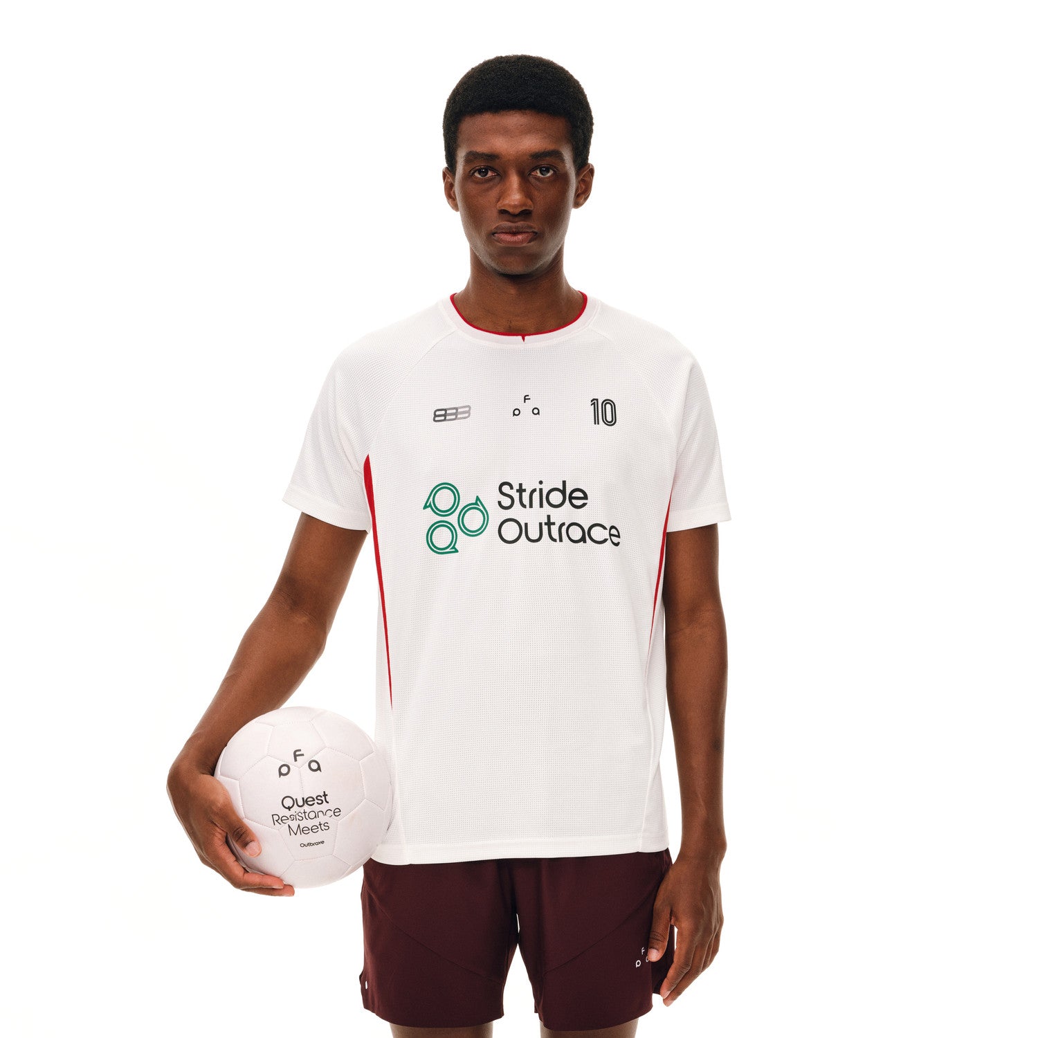 FPA Football Capsule Series Logo Print Short Sleeve T-Shirt – Quick-Dry Outdoor Round Neck Tee