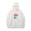 FPA (VENGETICE) Letter Print Eye-Cover Hoodie - Chinese Streetwear Hip-Hop Loose Pullover Sweatshirt for Men