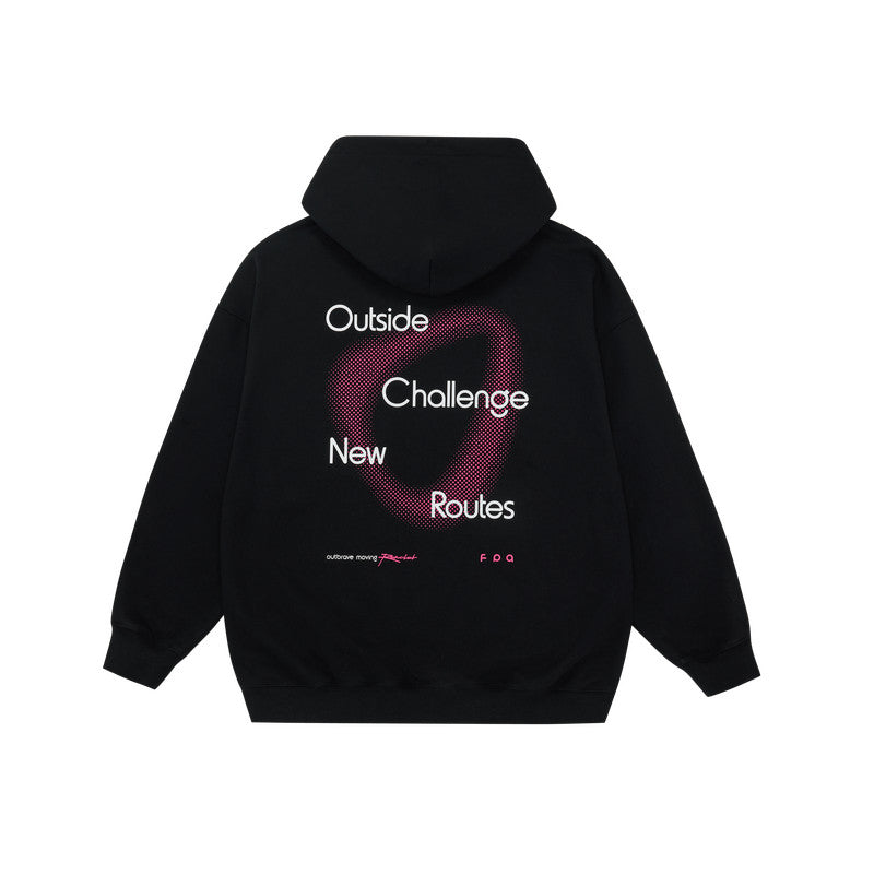 FPA Patterned Polka Dot Color-Block Hoodie