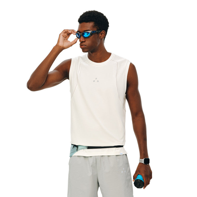FPA COOLMAX Sports Paneled Vest - Summer Outdoor Breathable Cool Feel Fitness Sleeveless T-Shirt