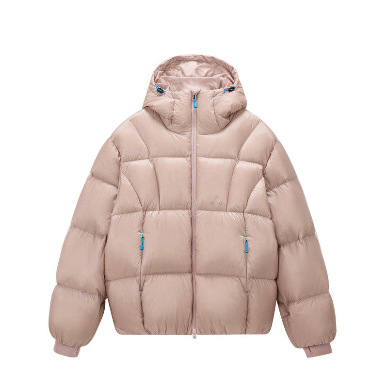 FPA 800FP 95% White Duck Down Aurora Water-Repellent Hooded Down Jacket for Men, Outdoor Sports Winter Coat