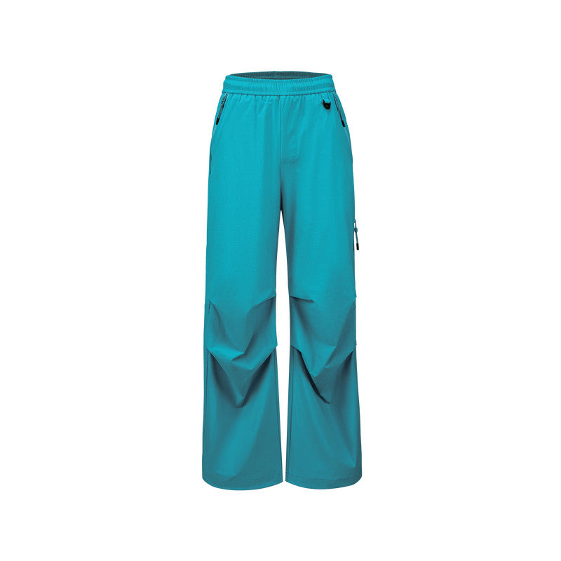 FPA Outdoor Ice Silk Cool-Touch Water-Repellent Pants 2026 New Chinese Trend Casual Couple Straight-Leg Hiking Trousers