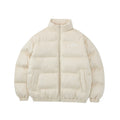 FPA Suede Embroidered Stand-Collar Cotton Jacket American Retro Streetwear Winter Puffer Coat for Men