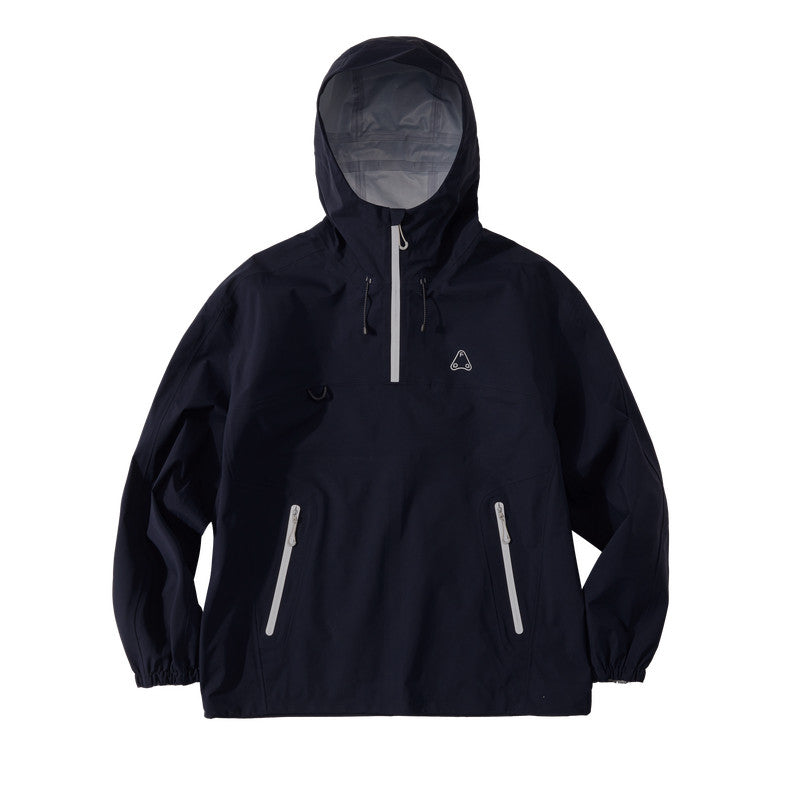 FPA Fully Taped Seam Waterproof Breathable Abrasion-Resistant Half-Zip Hard Shell Jacket Outdoor Sports Couple Mountaineering Jacket