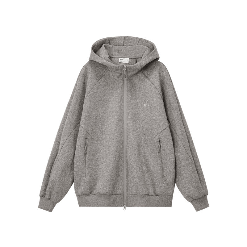 FPA Air Cotton Yarn Lyocell Hoodie – Chinese Streetwear Spring Loose-Fit Unisex Casual Basic Hooded Sweatshirt for Men