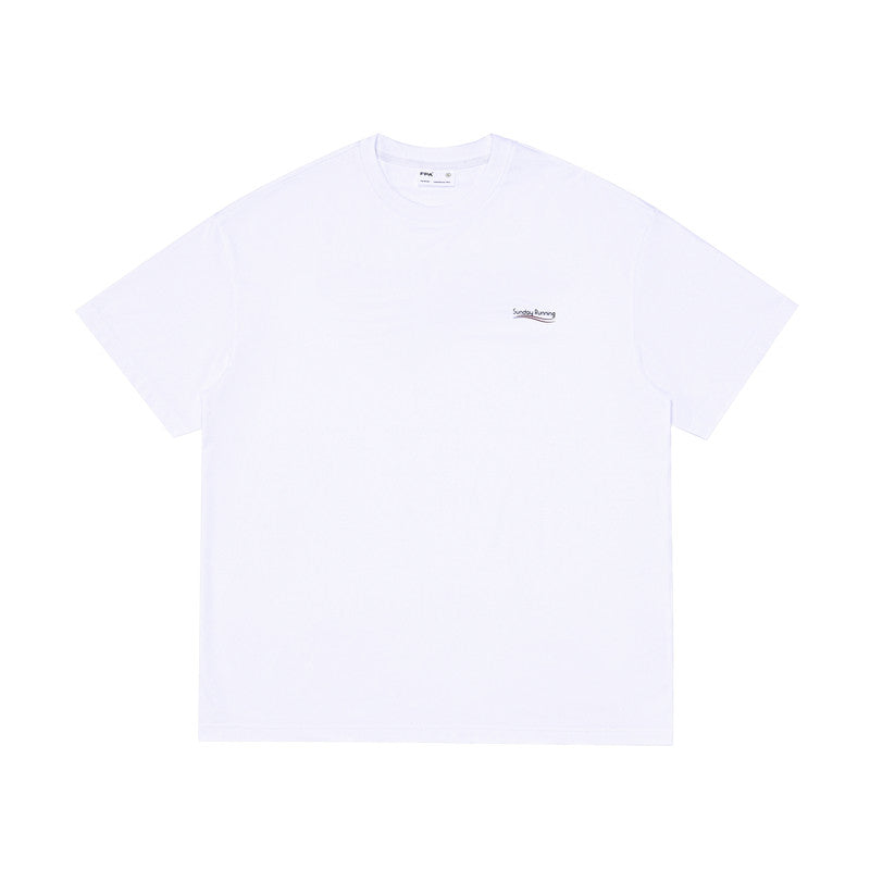 FPA Quick-Dry 7A Antibacterial Printed Short-Sleeve T-Shirt, Chinese Streetwear American Loose Fit Couple Style Summer Crew Neck Tee