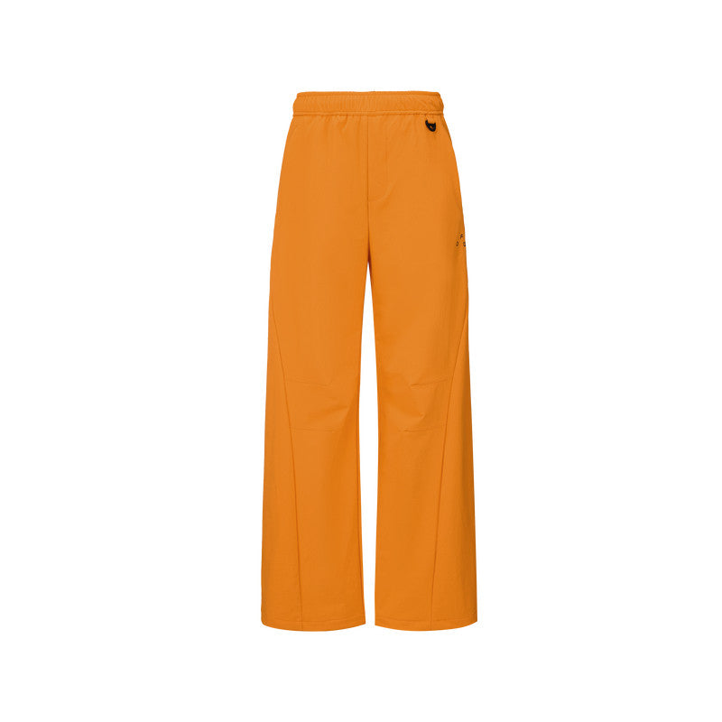 FPA Outdoor Water-Repellent Abrasion-Resistant Softshell Four-Way Stretch Hiking Trousers, National Trend Loose Straight-Leg Casual Pants for Men