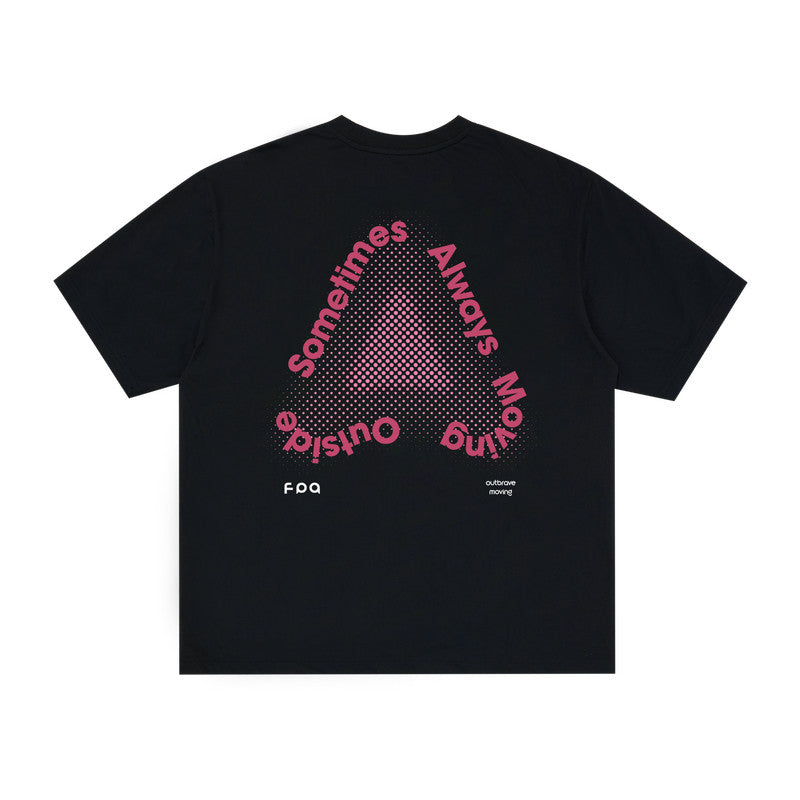 FPA Sports Cooling Ice-Feel Short-Sleeve T-Shirt - Streetwear Outdoor Summer Loose Round Neck Printed Couple Top