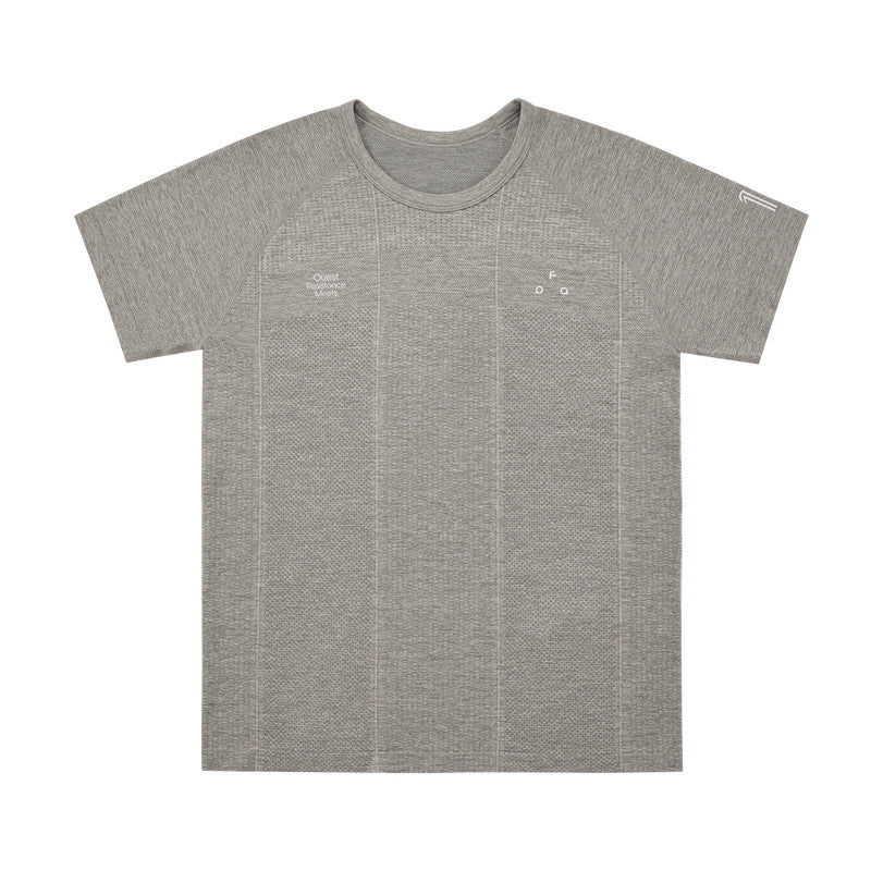 FPA Football Capsule Series Knit Texture Panel Soccer Short Sleeve T-Shirt for Men – Summer Quick-Dry Athletic Tee