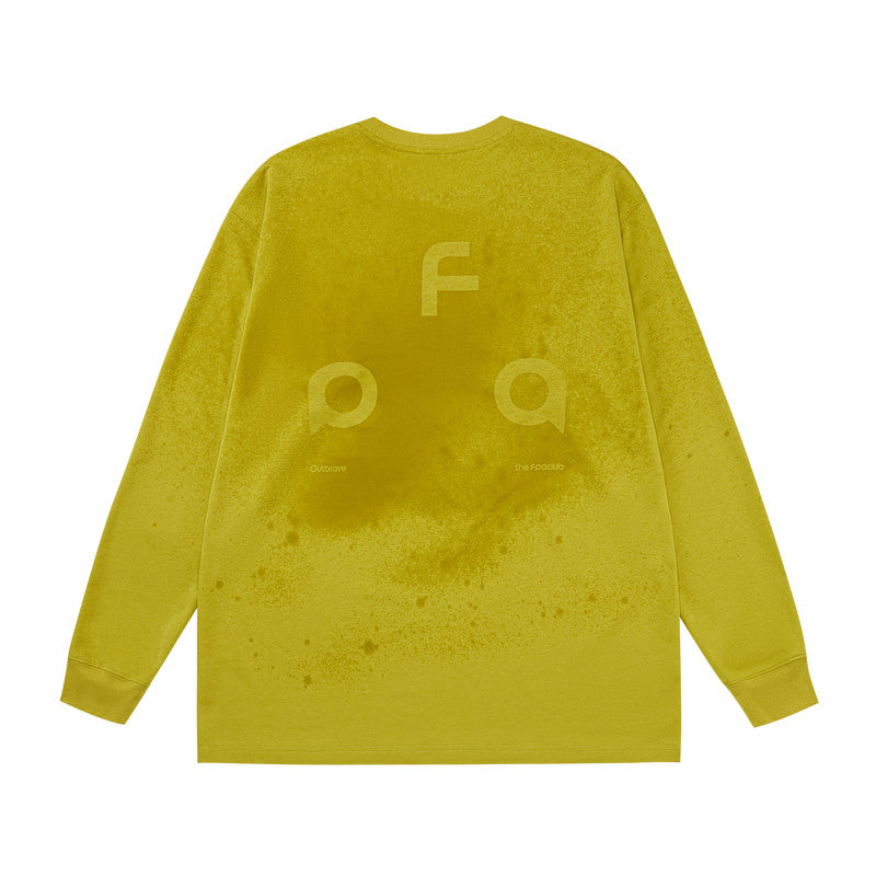 FPA Water-Activated Smart Moisture-Wicking Long-Sleeve Tee – Chinese Streetwear, Outdoor Round Neck, Relaxed Fit