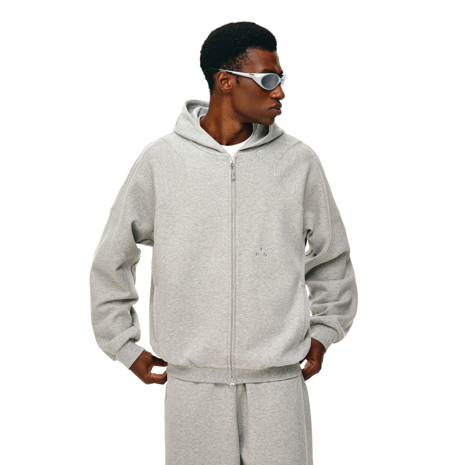 FPA Double-Sided Cotton Yarn Antibacterial Warm Hoodie - Autumn Casual Couple Set Cardigan Zip Hoodie for Men
