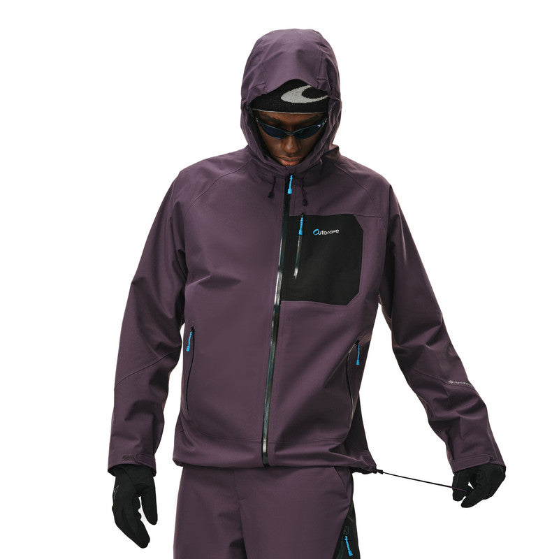 FPA Rain Shield Sealed-Seam Color-Block Hardshell Jacket – Chinese Streetwear Outdoor Sports Coat