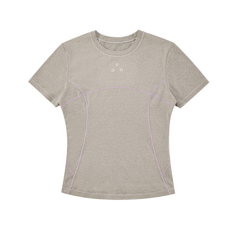 FPA 7A Antibacterial Breathable Quick-Dry Athletic Short Sleeve Summer Outdoor Basic Crew Neck Fitted T-Shirt for Women