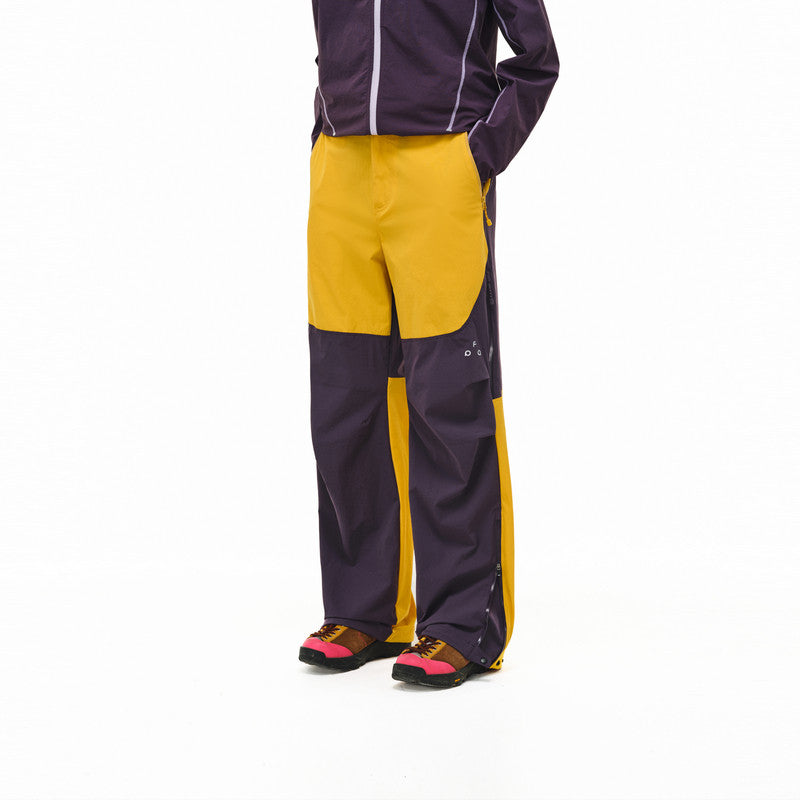 FPA Outdoor Color-Block Slim Straight Leg Quick-Dry Hiking Pants for Men