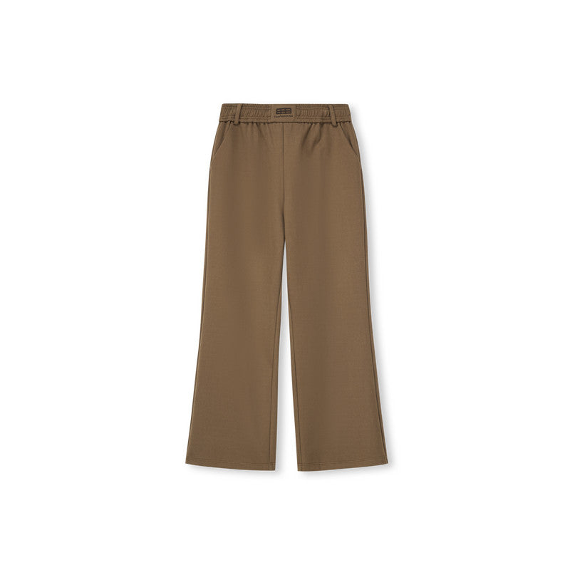 FPA Embroidered Waistband Wide-Leg Flared Sweatpants – Chinese Streetwear Brand, Loose Straight-Leg Drawstring Athletic Casual Pants