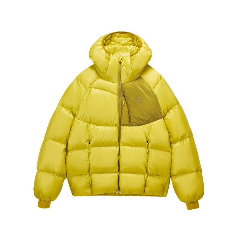 FPA 800FP 95% White Duck Down Arc Light-Transparent Down Jacket - Winter Couple's Warm Hooded Down Coat
